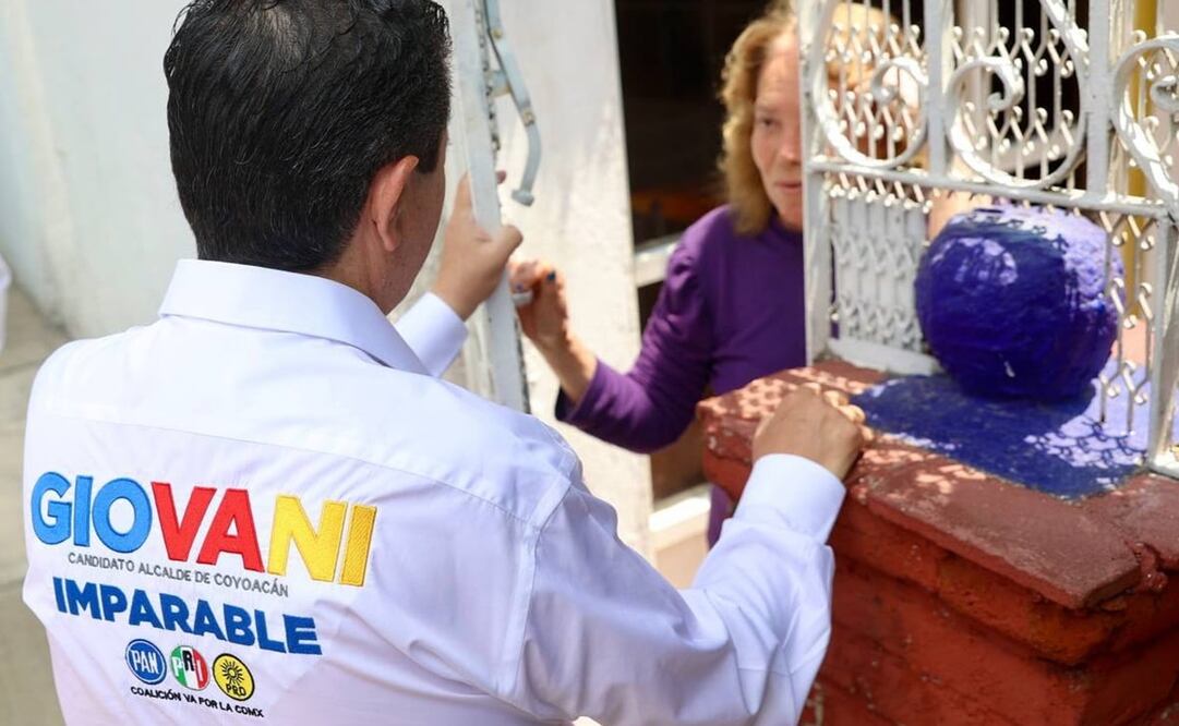 El candidato de la coalición "Va X la Ciudad de México" a la alcaldía Coyoacán, Giovani Gutiérrez, destacó que Coyoacán es una de las 3 alcaldías más competitivas de la CDMX. (FOTO: especial)