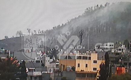 Registran incendio forestal en el Cerro de la Estrella