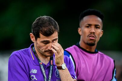 Las lágrimas de Iker Casillas en la final de la Copa de Portugal