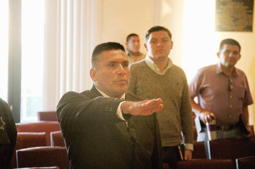 Historial. J. Santos Juárez Rocha asumió el mando de la corporación el 31 de agosto pasado (TOMADA DE TWITTER)