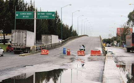 Prevén cerrar un año puente de Neza dañado por sismo del 7-S