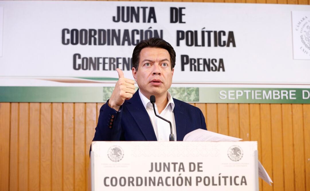Mario Delgado, coordinador del Grupo Parlamentario de Morena en la Cámara de Diputados. Foto: Archivo/EL UNIVERSAL