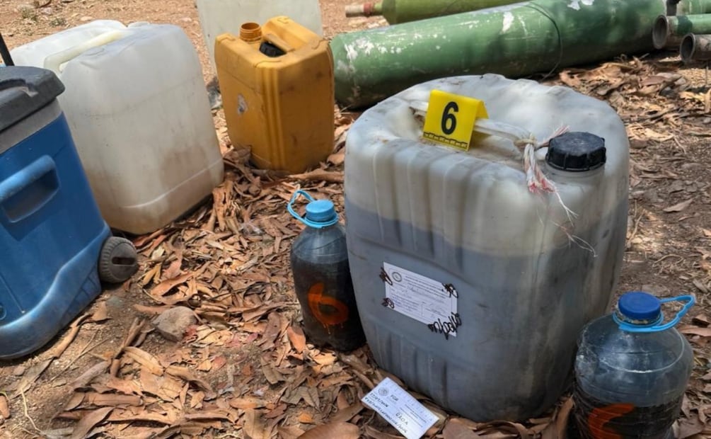 Aseguran drogas, armas y químicos en operativos en la capital. Foto: Especial