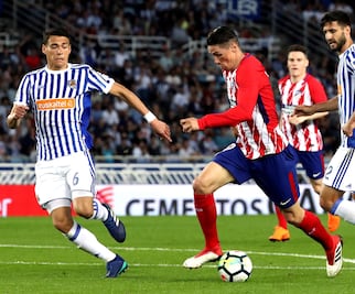 Moreno y la Real golean al Atlético de Madrid