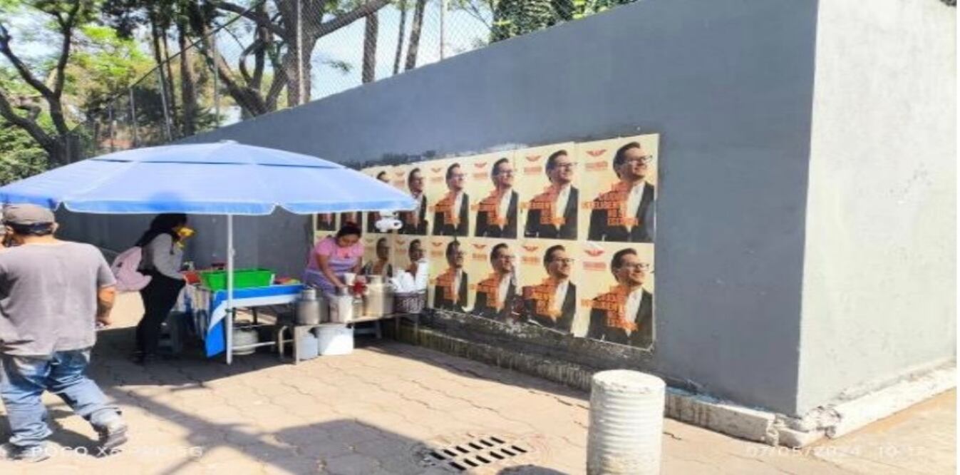 Sanciona Tribunal Electoral de CDMX a Salomón Chertorivski por colocar propaganda en lugar prohibido. (Foto: especial)