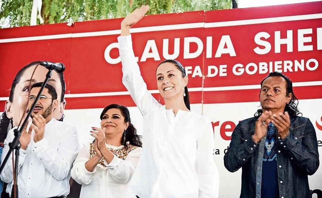 Mexico City's head of government candidate Claudia Sheinbaum during her campaign in Iztapalapa - Photo: File photo/EL UNIVERSAL