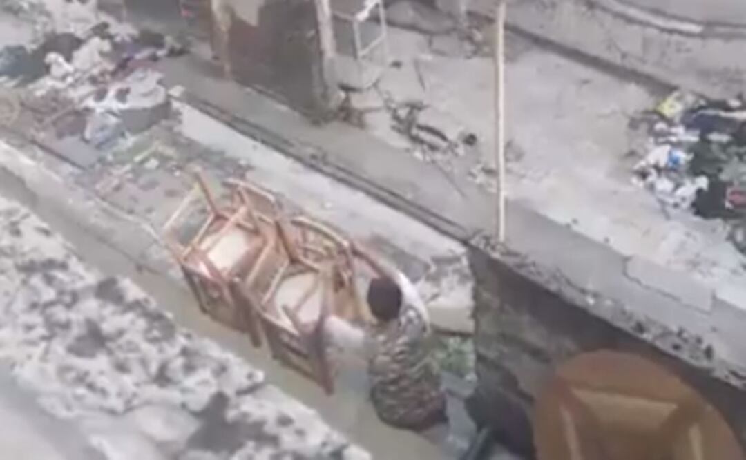 Captan presunto robo en inmueble que será demolido tras sismo