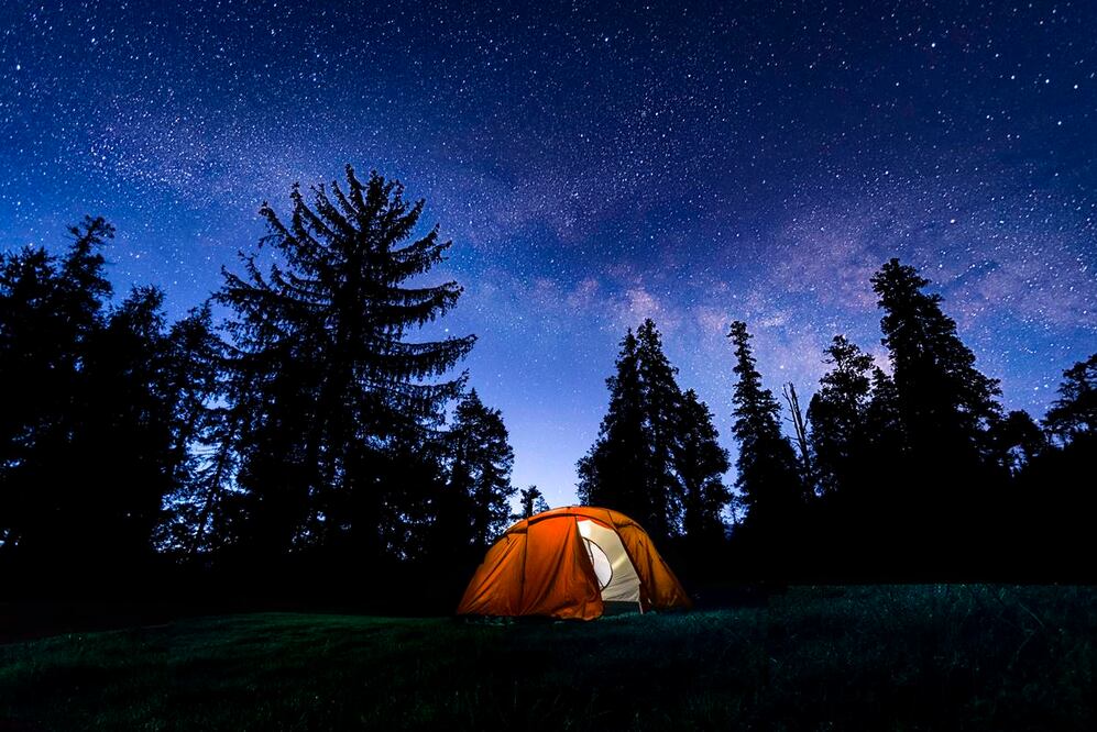 Noctambulantito es un campamento para ver películas de terror en familia. Foto: Freepik.