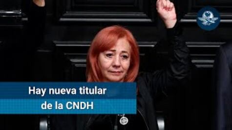 Senado elige a Rosario Piedra como nueva titular de la CNDH