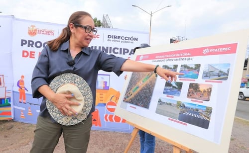 Gobierno de Ecatepec detecta al menos dos kms de cavernas bajo avenida Adolfo López Mateos; se requieren al menos 100 mdp más para eliminar riesgos