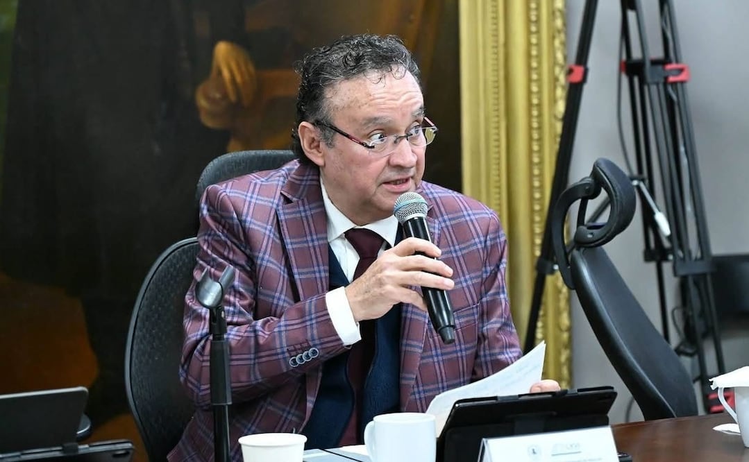 El diputado morenista José Luis Rodríguez Higareda propone eliminar delito de reclutamiento infantil del Código Penal de Hidalgo. Foto: Especial