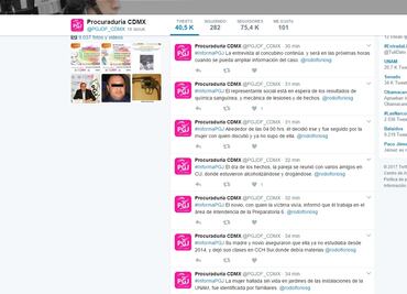 PGJ se disculpa y baja tuits sobre feminicidio en CU