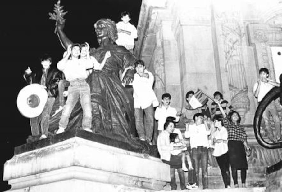 Cuando se cayó el Ángel de la Independencia