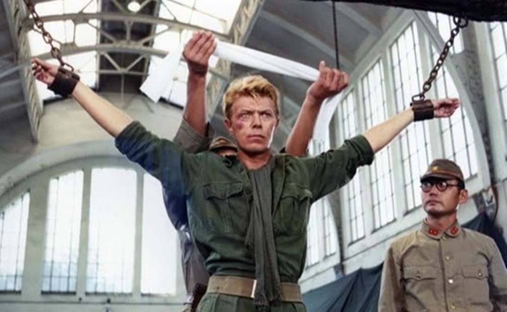 David Bowie en  "Navidad, Mr. Lawrence". Foto: IMDb.