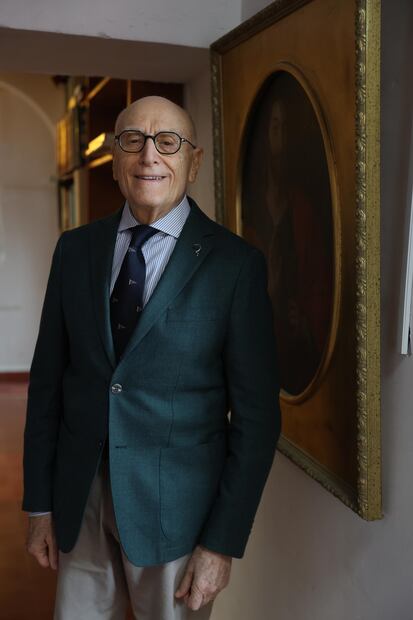 Umberto Vattani, fundador de la Colección Farnesina. Foto: Diego Simón Sánchez. EL UNIVERSAL