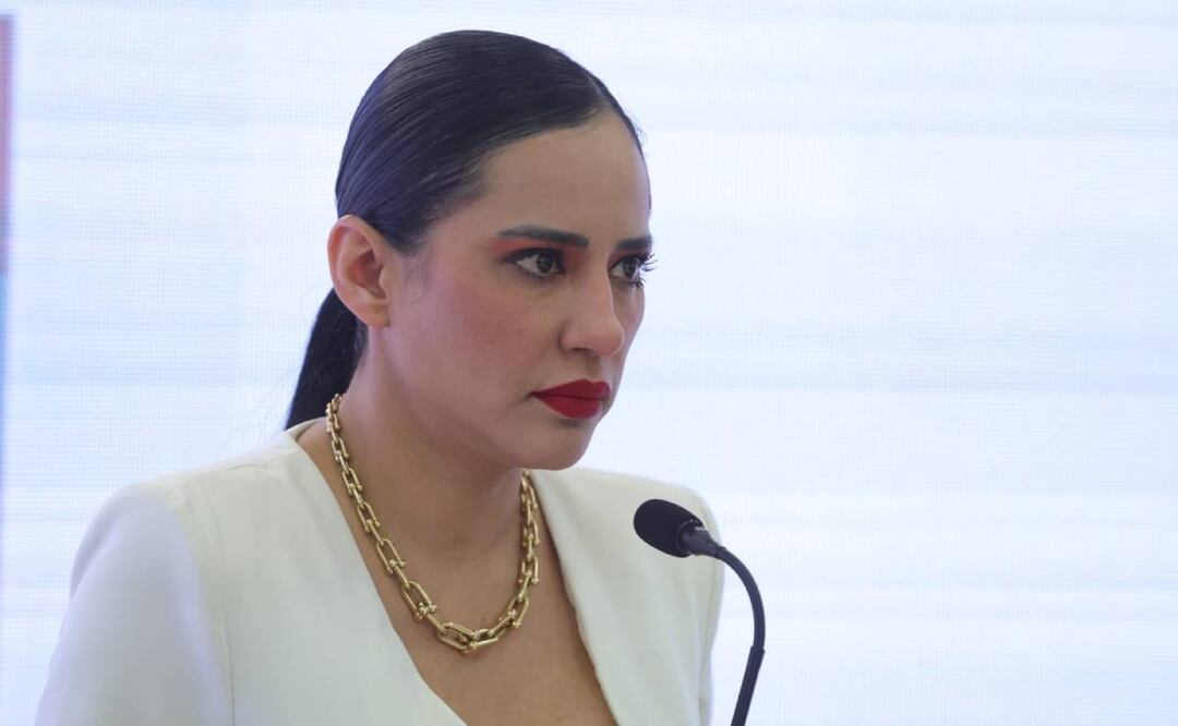 Sandra cuevas, alcaldesa de Cuauhtémoc, ofreció una conferencia de prensa en la que habló de su futuro político FOTOS Gabriel Pano El Universal