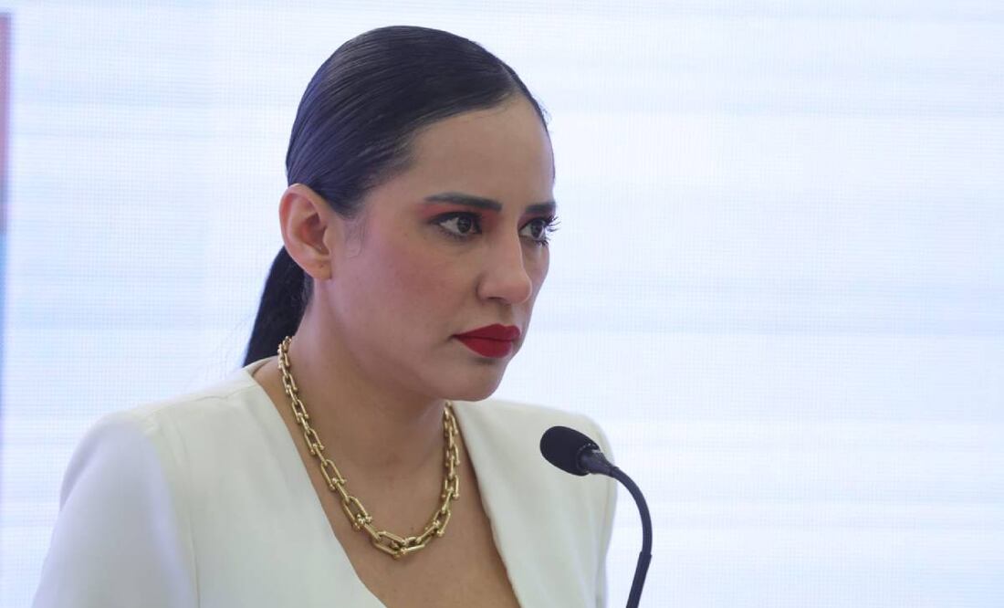 Sandra cuevas, alcaldesa de Cuauhtémoc, ofreció una conferencia de prensa en la que habló de su futuro político FOTOS Gabriel Pano El Universal