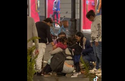 Policías agreden y tiran churros a vendedora frente a sus niñas; tras VIDEO viral SSC-CDMX los suspende