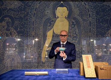 Sutras budistas marcan récord en subasta