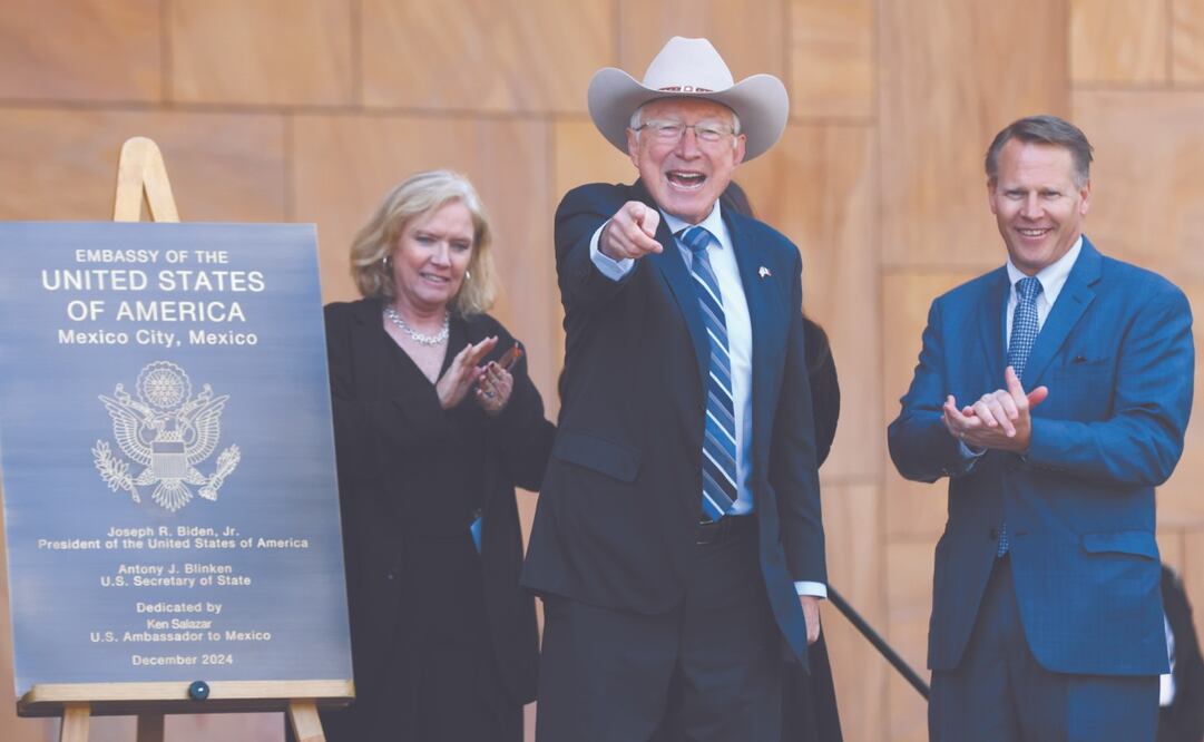 El embajador de EU en México, Ken Salazar, aseveró que la relación entre ambos países debe ser de socios para hacer frente a la inseguridad. Foto: de Fernanda Rojas. El Universal