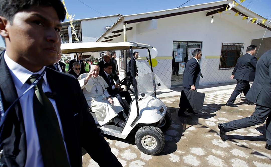 La visita a la prisión es la penúltima actividad antes de dejar Bolivia (Foto: AP)