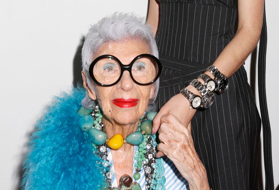 ¿Quién es la nueva amiga de Iris Apfel?