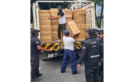 Decomisan 5 toneladas de cigarros pirata en calles de la alcaldía Venustiano Carranza