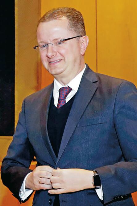 Anfitrión. El rector General de la Universidad Panamericana (UP)-IPADE, José Antonio Lozano Díez (JUAN BOITES. EL UNIVERSAL)