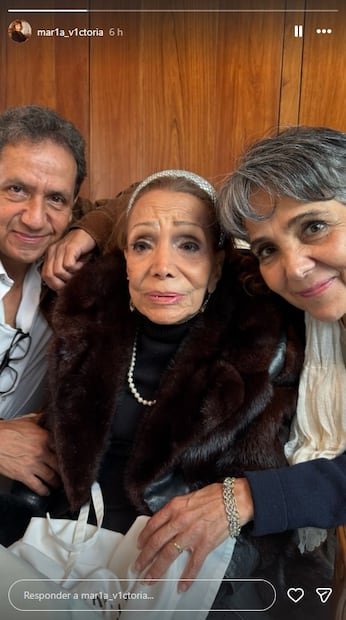 María Victoria reaparece con esta foto en sus redes tras la confusión de su presencia en las mañanitas de la Virgen de Guadalupe.