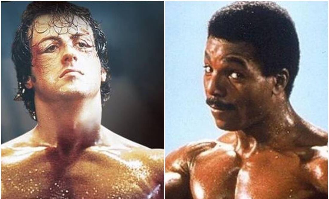 Sylvester Stallone y Carl Weathers. Foto: IMDB