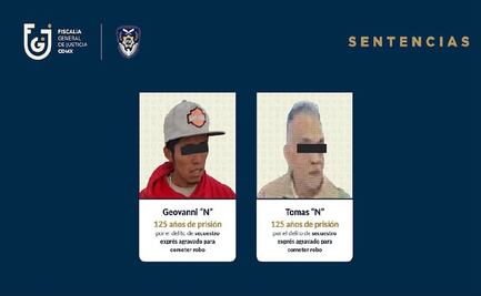 Fiscalía CDMX logra sentencia de 250 años acumulados contra dos hombres por secuestro exprés de adulto mayor en Xochimilco