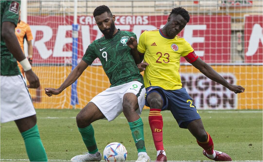 Arabia Saudita perdió ante Colombia en su preparación rumbo a Qatar 2022 / FOTO: AFP