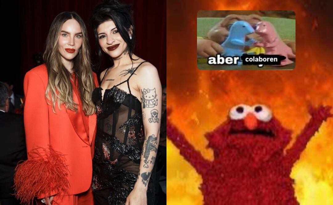 El breve encuentro entre las famosas desató los rumores de posible colaboración. Foto: Redes Sociales