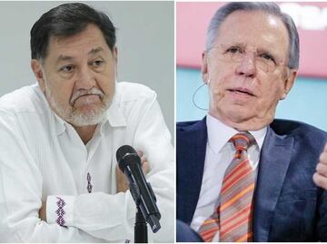 Fernández Noroña responde a reto de López Dóriga sobre vuelo a Francia; muestra cheque del Senado, pero no precio del boleto