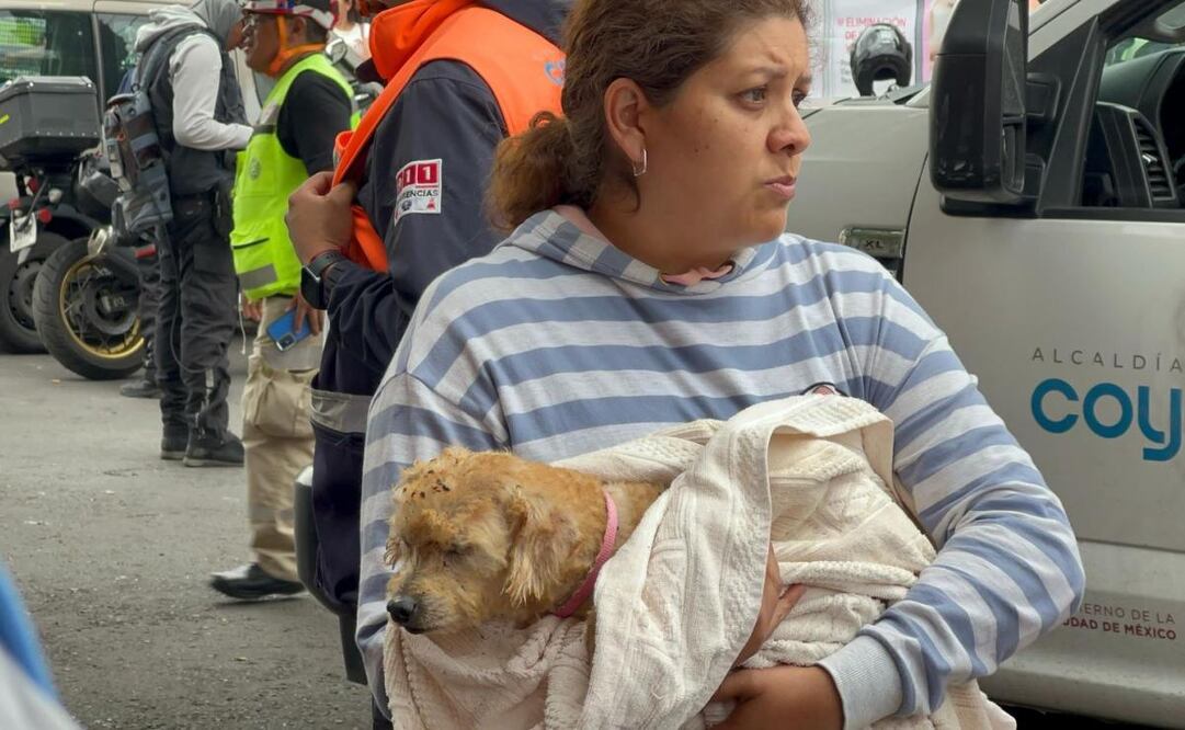 La explosión dejó un saldo dos mujeres lesionadas y un perrito herido. (07/08/25) Foto: Juan Carlos Williams