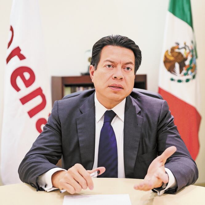 El líder de Morena en la Cámara de Diputados, Mario Delgado, advirtió que el periodo ordinario termina el próximo martes. ARCHIVO EL UNIVERSAL