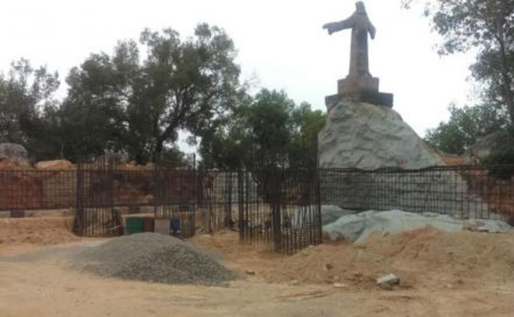 Profepa clausura construcción de "El Cristo de la Paz" en Acapulco