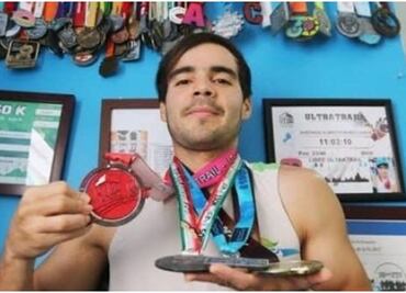 Atleta yucateco correrá 45 kilómetros entre estatua de dios Chaac y Poseidón como recordatorio del poder de la cultura y el deporte