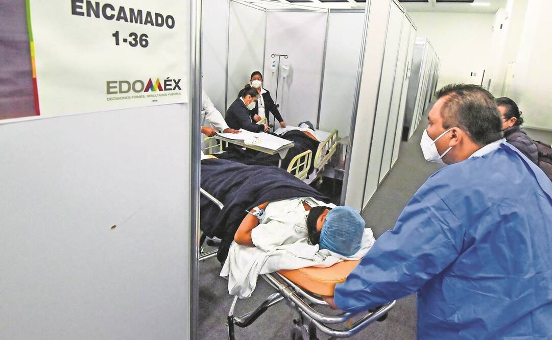 En el Edomex se ha reducido en 25% la hospitalización por Covid. Foto: Archivo/EL UNIVERSAL.