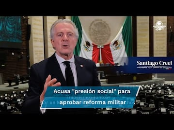 Santiago Creel exige a López Obrador respeto a división de poderes