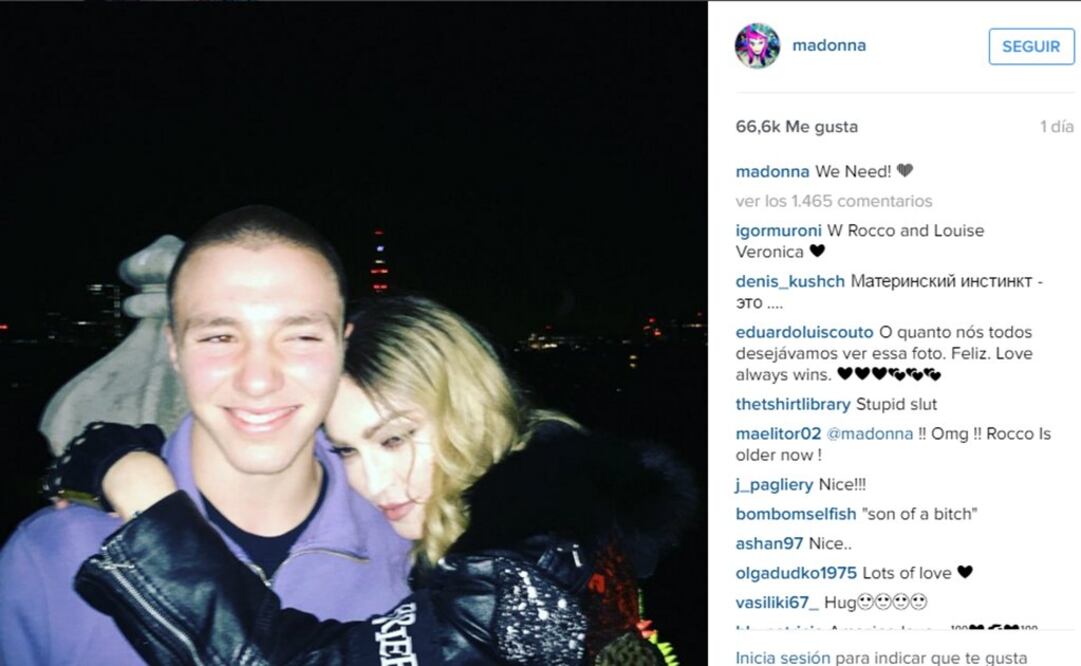Foto: Tomada del Instagram de Madonna