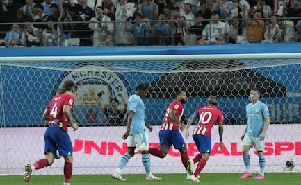 El Atlético de Madrid derrotó al Manchester City en partido amistoso