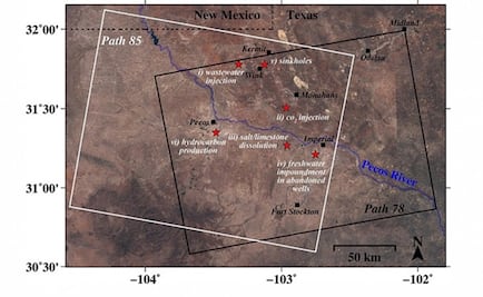 Revelan alarmantes movimientos de tierra en Texas