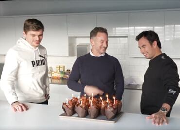 Checo Pérez recibe sorpresa de Red Bull por su cumpleaños