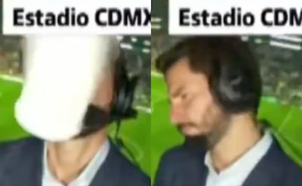 Golpean a reportero ecuatoriano durante transmisión en vivo en el Estadio CDMX; video causa indignación