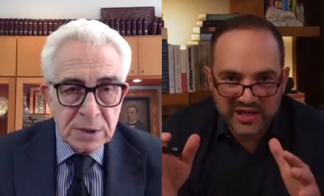 Ernesto Zedillo, expresidente de México, en entrevista con el periodista Léon Krauze. Foto: Captura