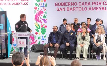 Brugada anuncia inversión millonaria en obras para abastecer de agua a San Bartolo Ameyalco, en Álvaro Obregón; construirán comisaría policiaca