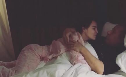 Belinda comparte video desde la cama