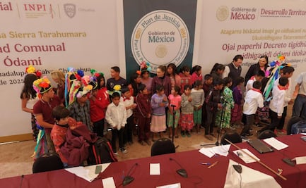 Sheinbaum promete más seguridad en Chihuahua, Sinaloa y Durango; restituye 3 mil hectáreas de tierra a pueblos indígenas