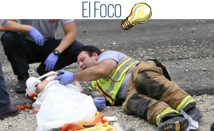 El Foco: Bombero tranquiliza a niño con su teléfono